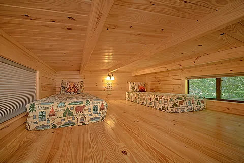 Smoky Mountain Tiny Home with Twin Beds in Loft - A Camper's Delight