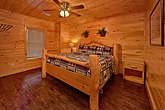 King Bedroom in Pigeon Forge Cabin