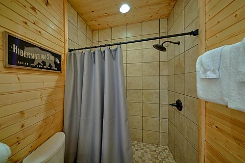 Master Bathroom with Walk-in Shower - A Smoky Mountain Dream