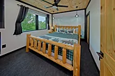 King Bedroom with Electric Fireplace