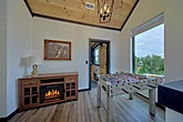 Game Area with Foosball and Shuffleboard