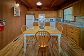 Full kitchen in 2 bedroom Pigeon Forge cabin
