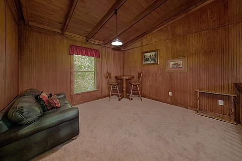 2 bedroom rental cabin with loft and wooded view - Above the Clouds