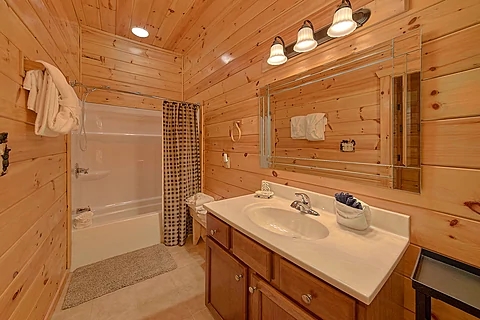 Lower Level Full Bathroom  - Almost Heaven II