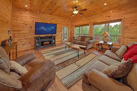 Second Living Room in the Lower Level - Almost Heaven II