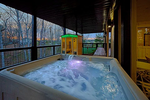 Luxury Cabin with Hot Tub near the Lake - Amazing Mountain II