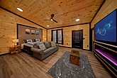 Large King Bedrooms with Electric Fireplace & TV
