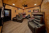 Bunk Bedroom with 2 Twin over Queen Beds