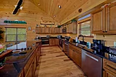 Luxurious kitchen in 6 bedroom cabin rental