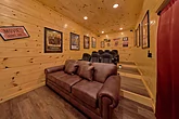 Theater Room in 6 bedroom luxury cabin