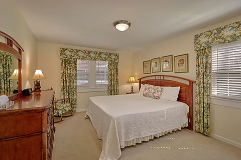 King Bedroom in 2 Bedroom Cabin Gatlinburg - Aspen House