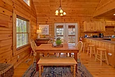 Spacious Dining Area in Pigeon Forge Cabin