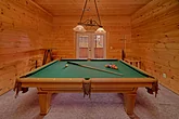 Pool Table in Pigeon Forge Cabin
