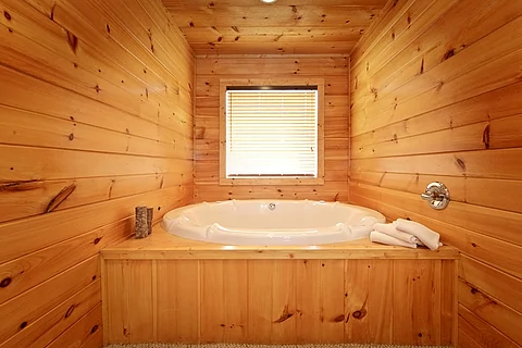 Premium Indoor Jacuzzi in a 1 Bedroom Cabin  - Bear Tracks