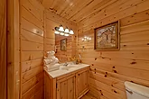 Cabin Master Bedroom with Bath and Jacuzzi Tub