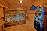 Bunk bed with a Arcade game for the kids