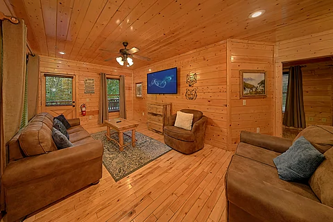 4 bedroom rental with a cozy den and TV - Bears Repeating