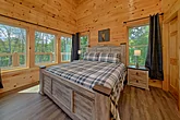 Master Bedroom with King Bed and TV