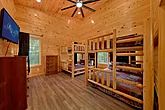 Three Bedroom Cabin with Bunk Bed Room Sleeps 12