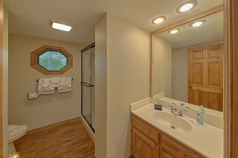 Full Bathroom with Walk-in Shower - Breathtaker