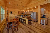 Pigeon Forge cabin with spacious dining room