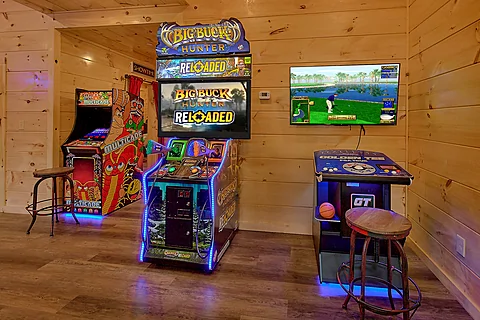 5 bedroom cabin with Buck Hunter arcade game - Brooks Haven