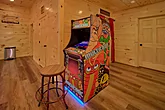 PacMan Arcade Game in 5 bedroom rental cabin 