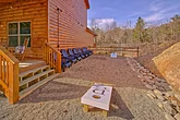 Premium 5 bedroom cabin with corn hole games