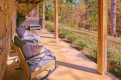 Wears Valley Cabin with Hot Tub and WiFi - Bruno's Mountain Cave