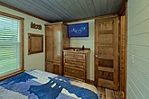 Bedroom with Flat Screen TV