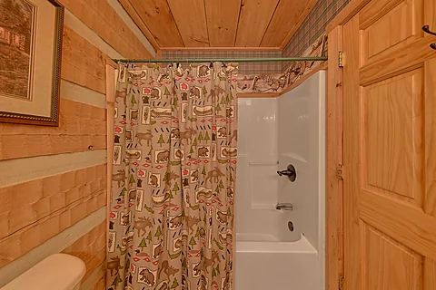 2 bedroom bathroom with a shower/tub combo - Creek Song