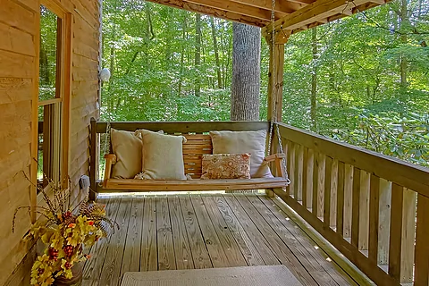 Cozy 1 Bedroom Cabin with Porch Swing - Dogwood