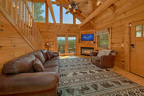 Pigeon Forge Cabin with Full Kitchen - Eagle's Crest