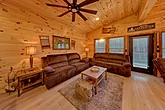 2 Bedroom Cabin Cozy Living Room