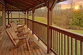Cabin rental with wooded views of Wears Valley