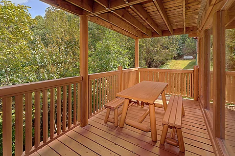 Cabin with 3 bedrooms, game room, picnic table - Fun Zone