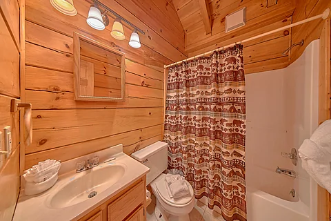1 bedroom cabin with 2 full bathrooms - Hatcher's Mountain