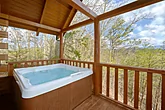 Large Outdoor Hot Tub with a View