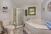Indoor Jetted Tub and Walk-In Shower