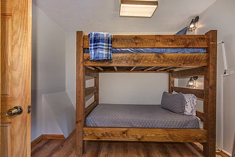Twin Over Twin Bunk with Deck Access - Hilltop Haven