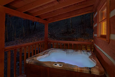 2 Bedroom cabin with Private Hot Tub - Just Barely Making It