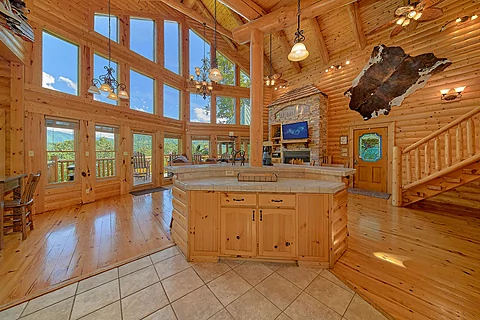 Premium 3 bedroom cabin rental in wears valley - Luvin Logs Lodge