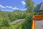 Mountain Views from deck of 3 bedroom cabin
