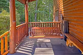 Secluded Wears Valley cabin with porch swing 