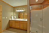 Private Master Bathroom in 5 bedroom cabin