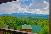 Views of the mountains from 5 bedroom cabin deck