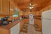 2 bedroom cabin with a fully finished kitchen