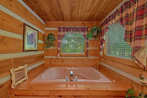 Master Bathroom with Shower and Jacuzzi - Moose Tracks