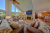 3 Bedroom Cabin with Gas Fireplace Sleeps 8