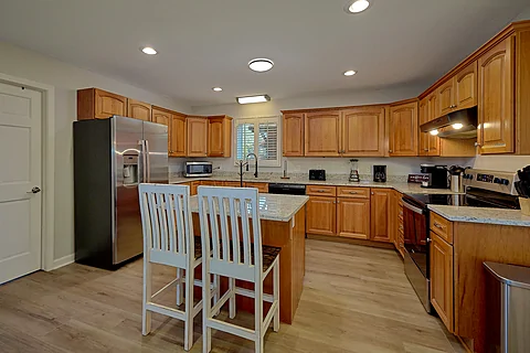 Extra Seating for 2 at the Kitchen Island  - Palmer's Place
